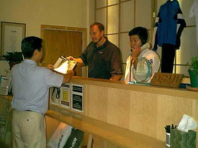 Seido front desk staff