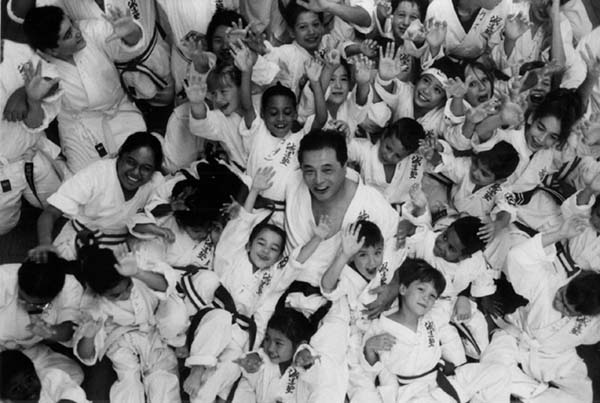 Kaicho with kids